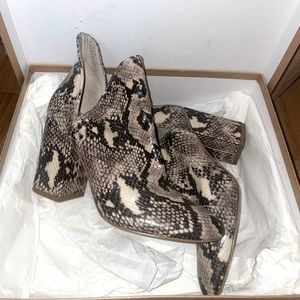Snake Skin Booties